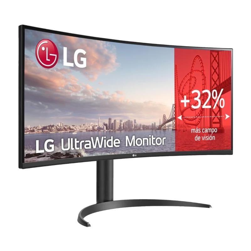 LG 34WR55QK-B monitor 34" WQHD 2xHDMI DP USBc curvo - Imagem de Detalhe 1