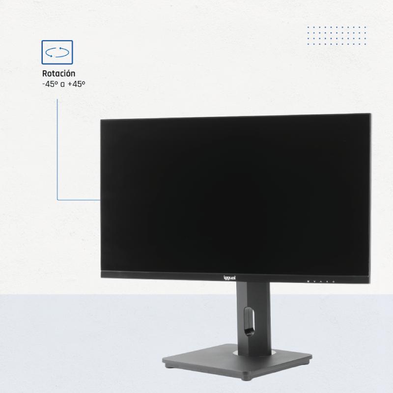 iggual Monitor 24" FHD VGA HDMI 100Hz rotativo AA - Imagem de Detalhe 5