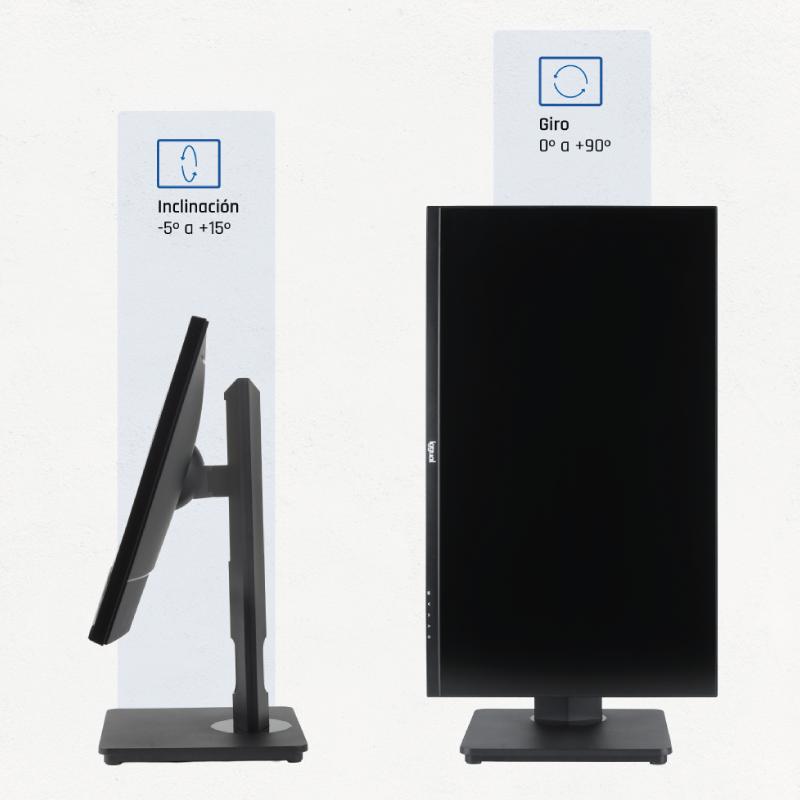 iggual Monitor 24" FHD VGA HDMI 100Hz rotativo AA - Imagem de Detalhe 6