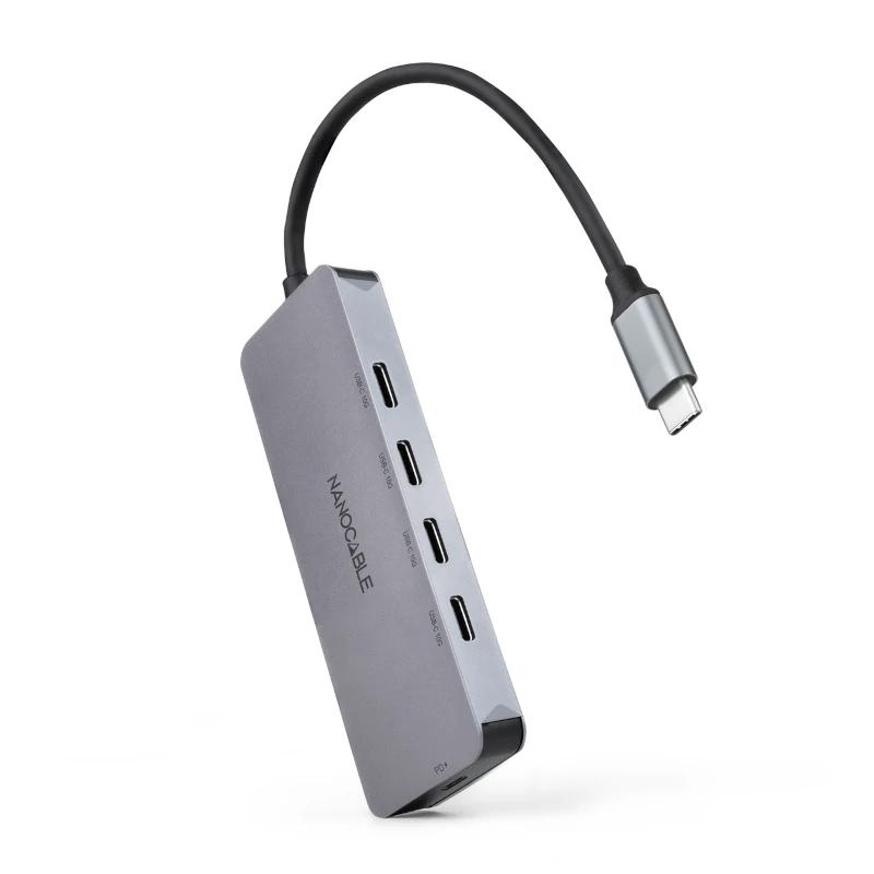 Nanocable HUB USB-C/M a 4xUSB-C/H + USB-C PD 100W - Imagem de Detalhe 1