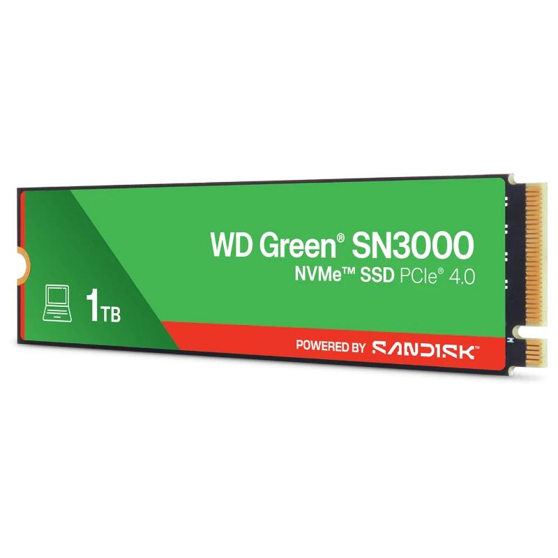 WD Green SN3000 SSD 1TB PCIe Gen4 NVMe - Imagem de Detalhe 1