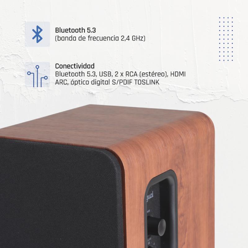 iggual Altavoces 2.0 50W Bluetooth 5.3 Estúdio em Casa - Imagem de Detalhe 4
