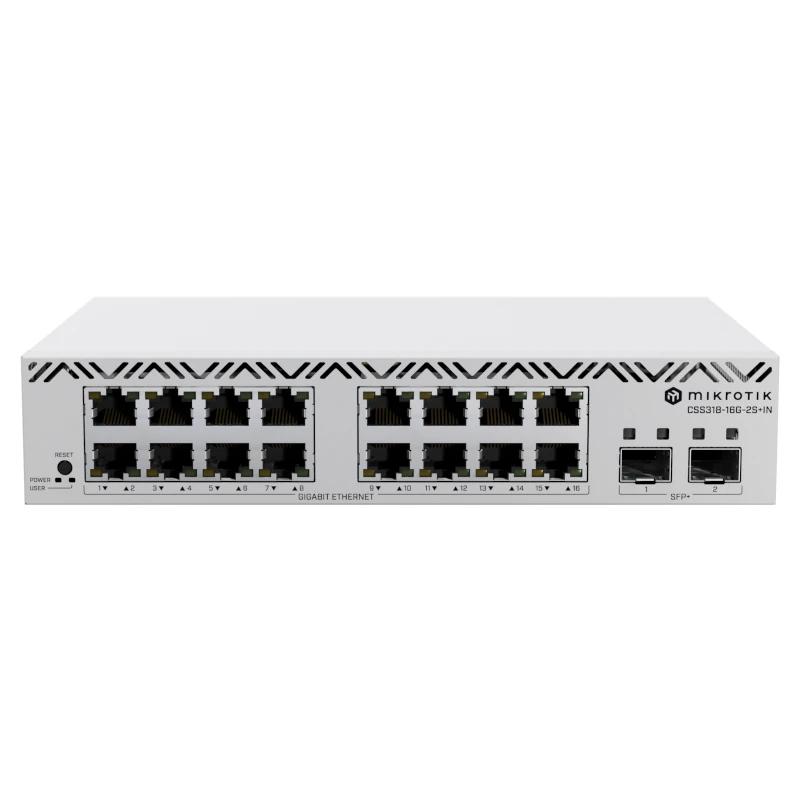 MikroTik CSS318-16G-2S+IN Switch 16xGbE 2xSFP+ - Imagem de Detalhe 1