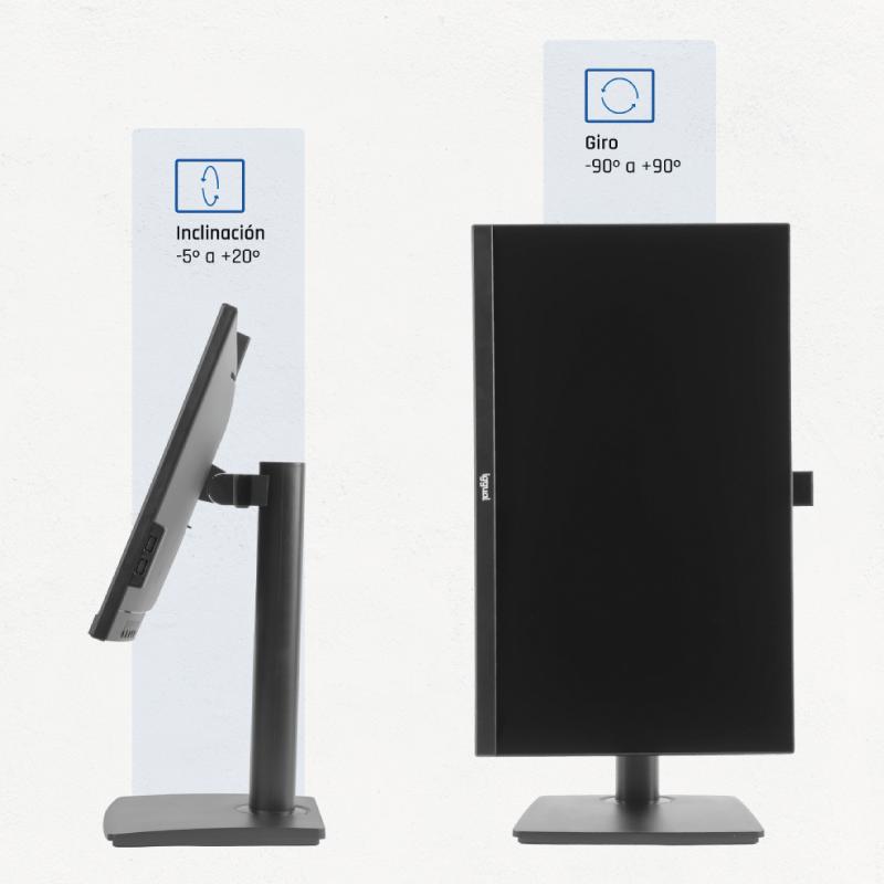 iggual Monitor 23,8" IPS FHD 100Hz VGA HDMI câmara web - Imagem de Detalhe 7