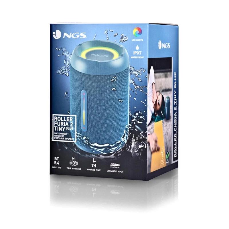 NGS Altavoz Furia 2 Blue BT Rgb IPX7 - Imagem de Detalhe 3