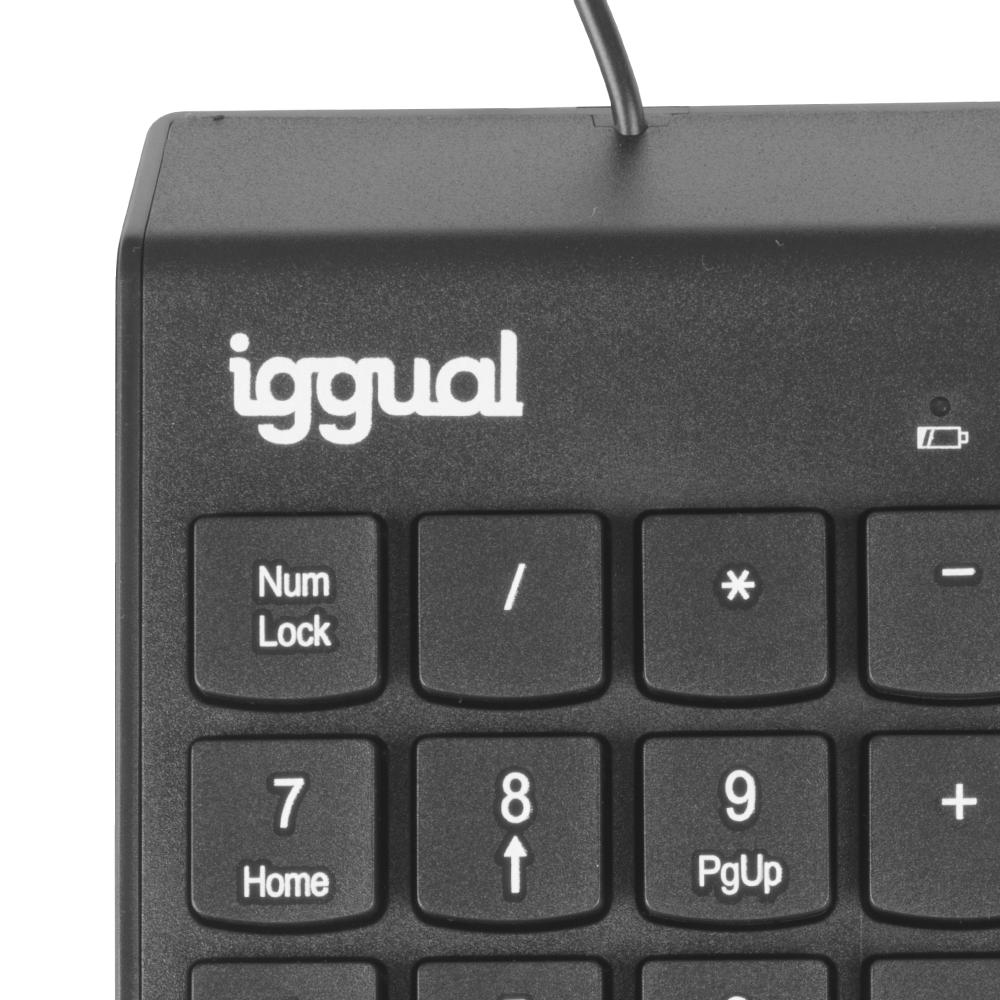 iggual Teclado numérico USB CK-NUM-19T preto - Imagem de Detalhe 1