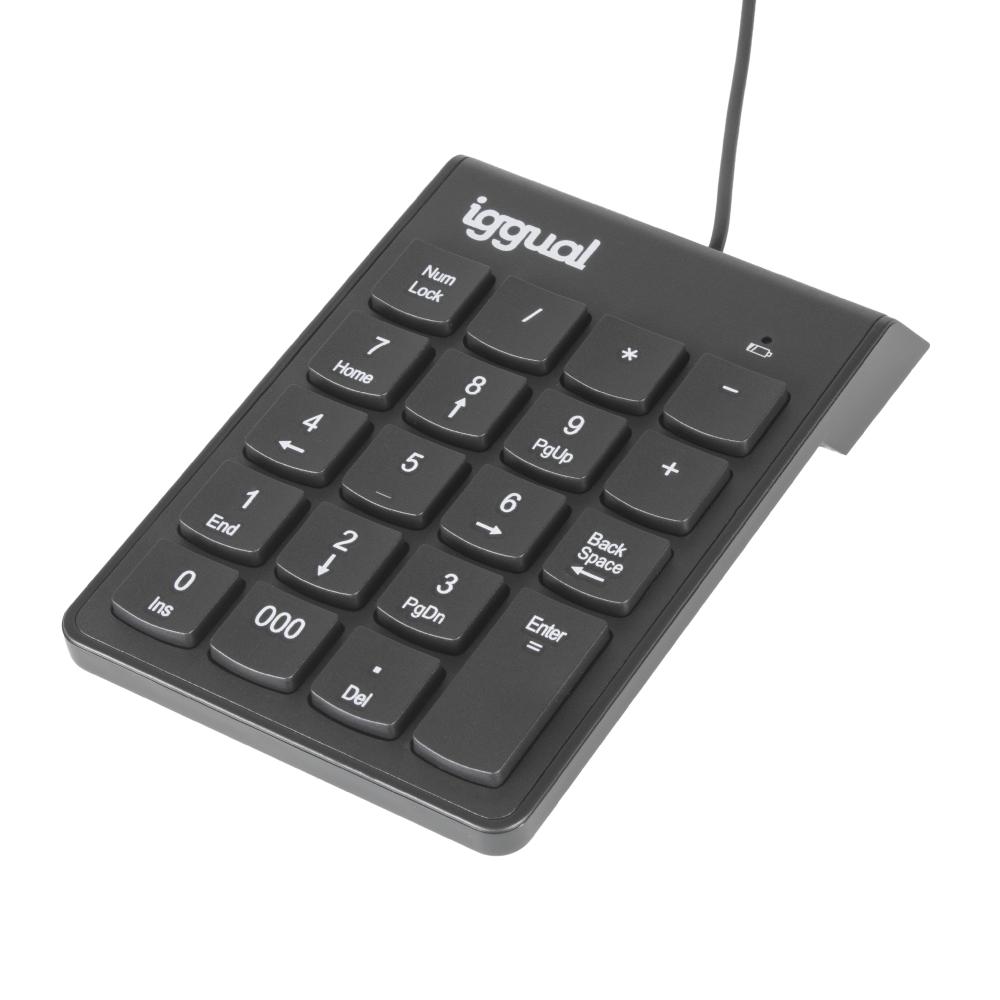 iggual Teclado numérico USB CK-NUM-19T preto - Imagem de Detalhe 2