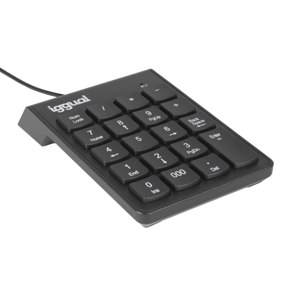iggual Teclado numérico USB CK-NUM-19T preto - Imagem de Detalhe 3