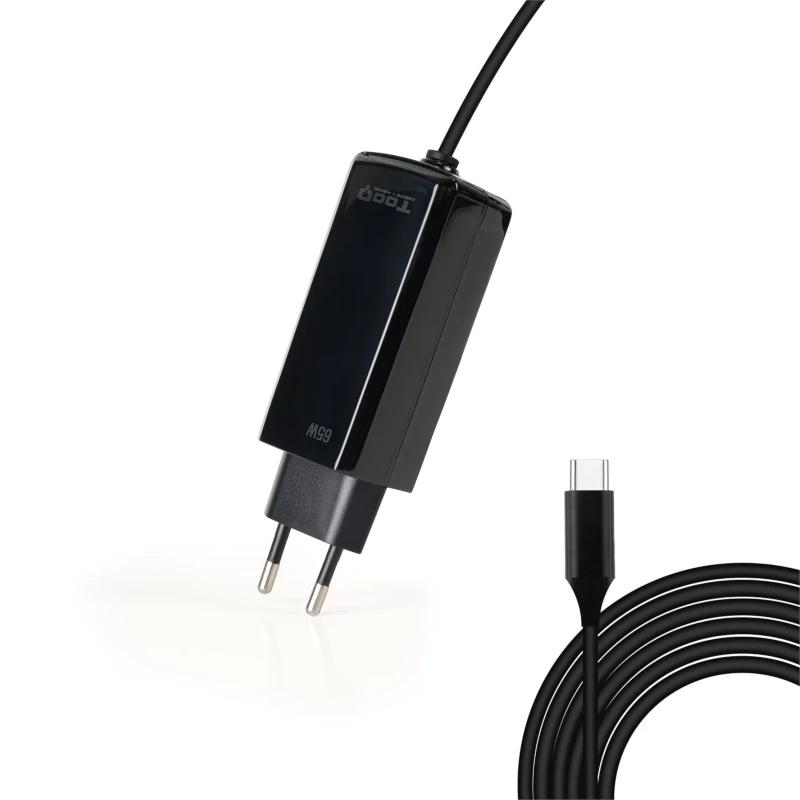Tooq Cargador portátil GAN USB-C PD 65W Cúbico - Imagem de Detalhe 2
