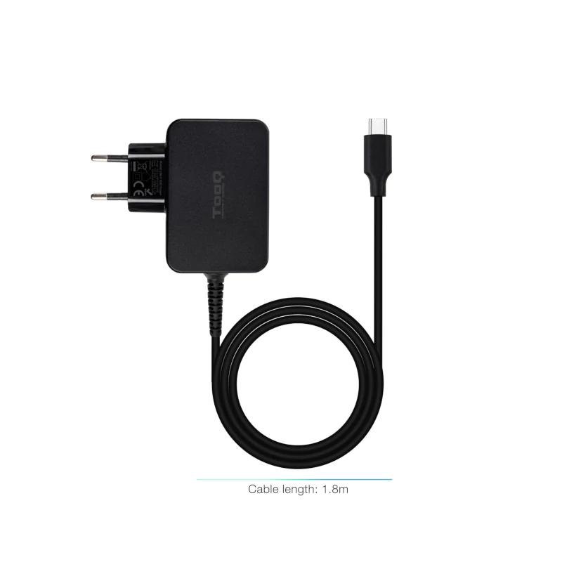 Tooq Carregador portátil GAN USB-C PD 45W Preto - Imagem de Detalhe 1