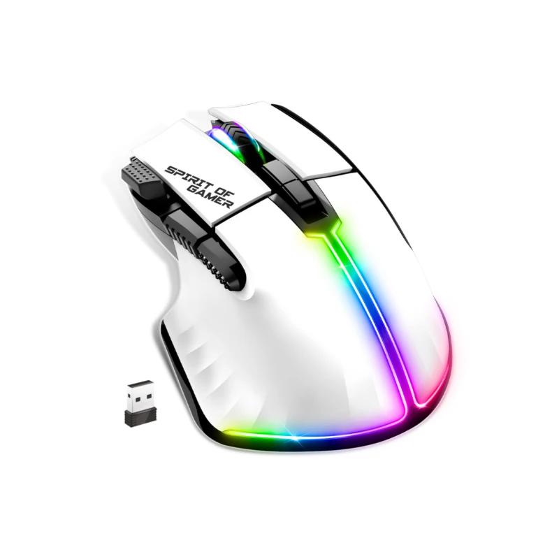 Spirit of Gamer Rato Sem Fios Pro M5 Branco - Imagem de Detalhe 1