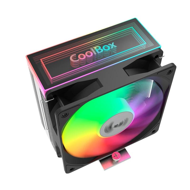 Coolbox Gaming Refrigerador CPU ARGB 4 Tubos de Calor - Imagem de Detalhe 1