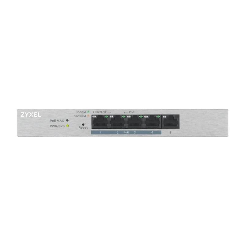 ZyXEL GS1200-5HPV2 Switch Gerido 5xGb (4xPoE+) - Imagem de Detalhe 1