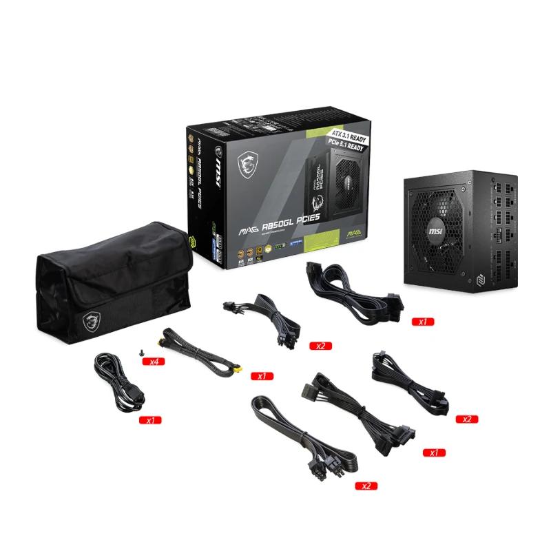 MSI Fonte de Alimentação MAG A850GL PCIE5 II 850W - Imagem de Detalhe 3