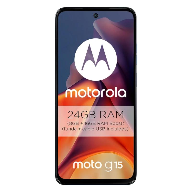 Motorola Moto G15 4G 6.7" 8Gb 512Gb Peónia Marinha - Imagem de Detalhe 2