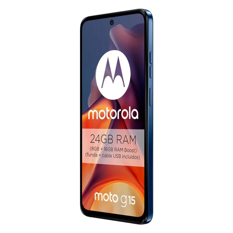 Motorola Moto G15 4G 6.7" 8Gb 512Gb Peónia Marinha - Imagem de Detalhe 3
