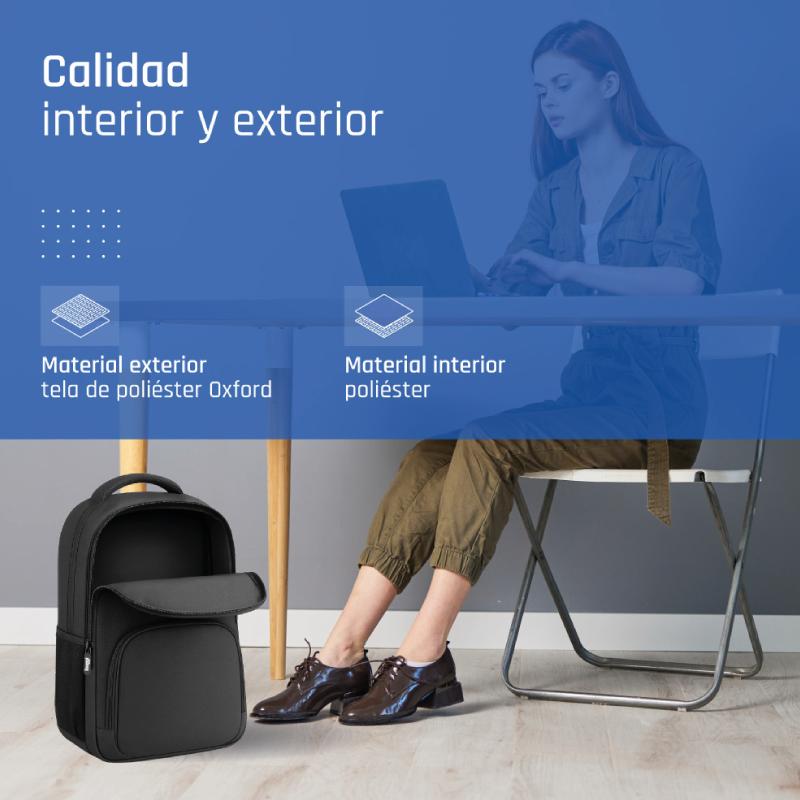 iggual Mochila portátil 15.6" Everyday Use negra - Imagem de Detalhe 1