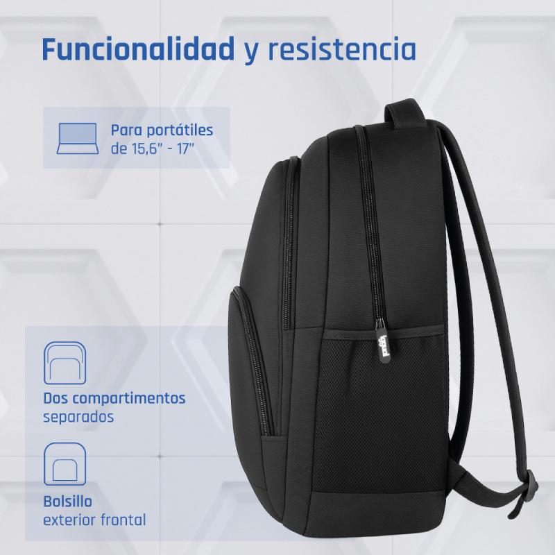 iggual Mochila portátil 15.6" Everyday Use negra - Imagem de Detalhe 2