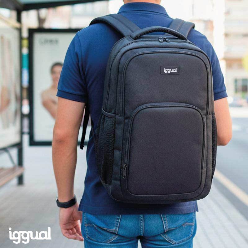 iggual Mochila portátil 15.6" Everyday Use negra - Imagem de Detalhe 5
