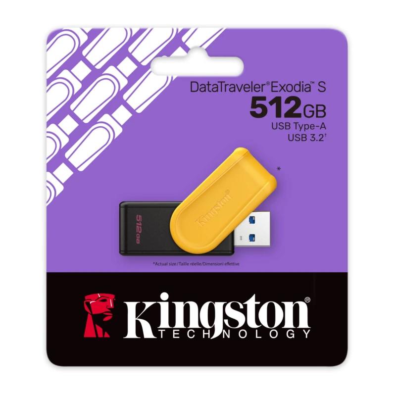 Kingston DataTraveler Exodia S 512GB USB 3.2 Gen 1 - Imagem de Detalhe 2