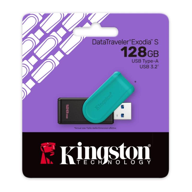 Kingston DataTraveler Exodia S 128GB USB 3.2 Gen 1 - Imagem de Detalhe 2