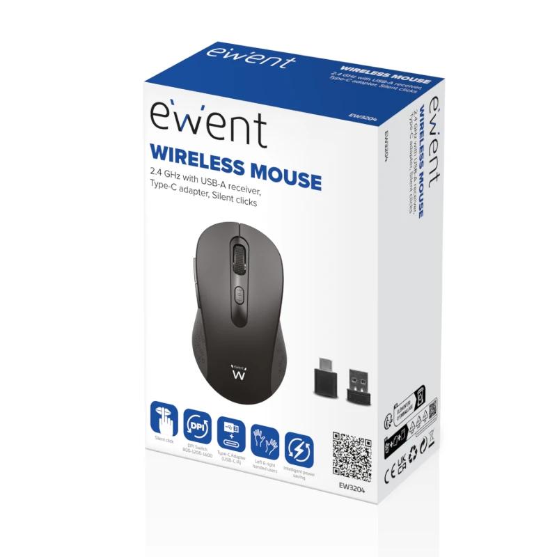 EWENT EW3204 Rato sem fios 2.4GHz clique silencioso - Imagem de Detalhe 2