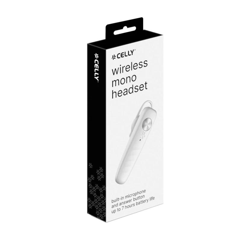 Celly Auricular mono Bluetooth Branco - Imagem de Detalhe 1