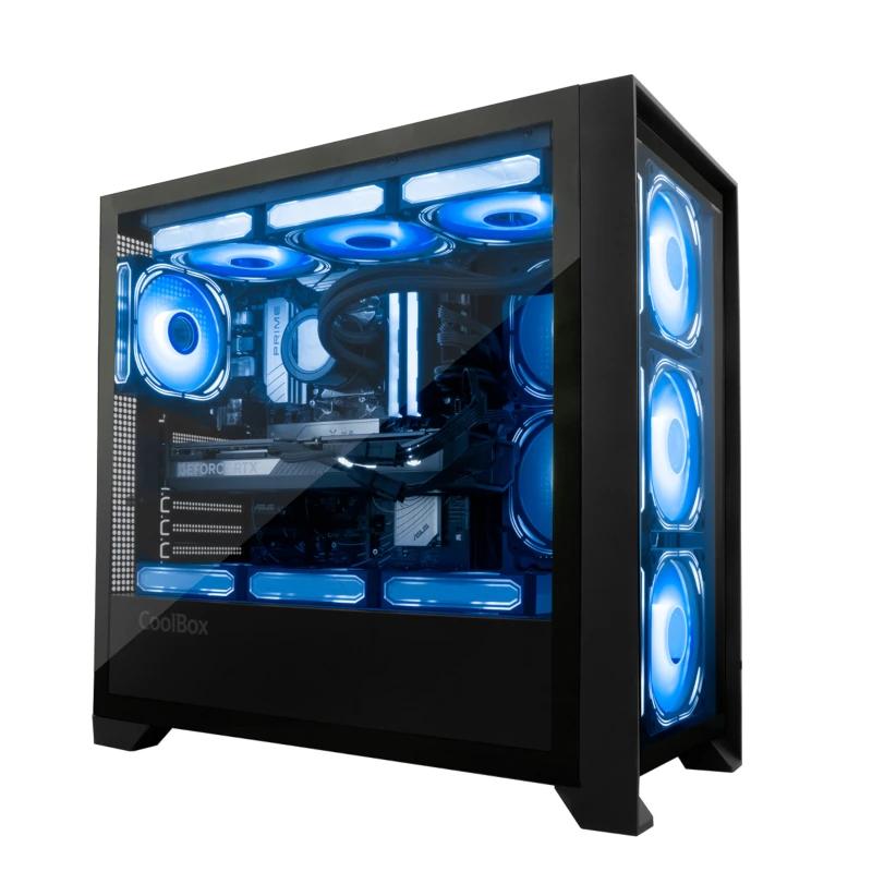 Coolbox Caixa Gaming ATX Ge-2000 DualView S/Fte - Imagem de Detalhe 1