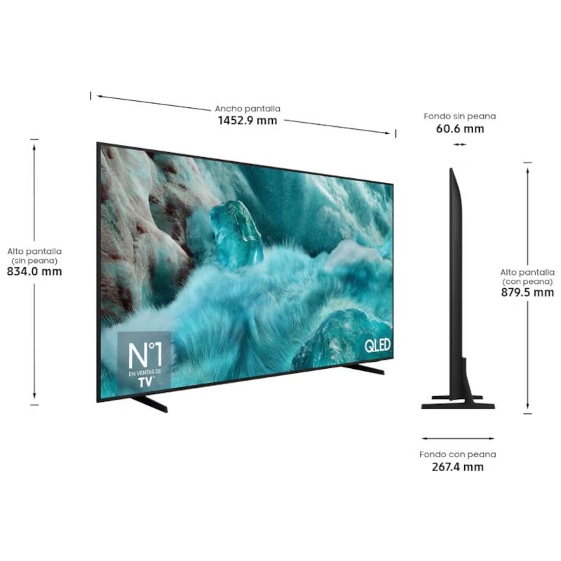 Samsung TV 65" TQ65Q7F UHD QLED SMARTTV IA HDR10+ - Imagem de Detalhe 1
