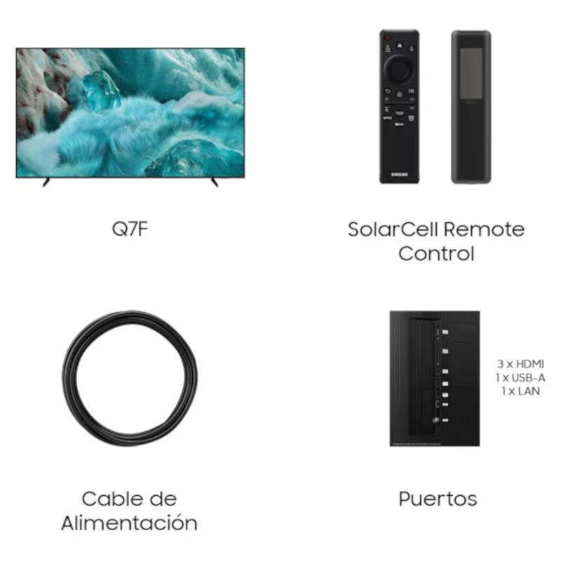 Samsung TV 65" TQ65Q7F UHD QLED SMARTTV IA HDR10+ - Imagem de Detalhe 2