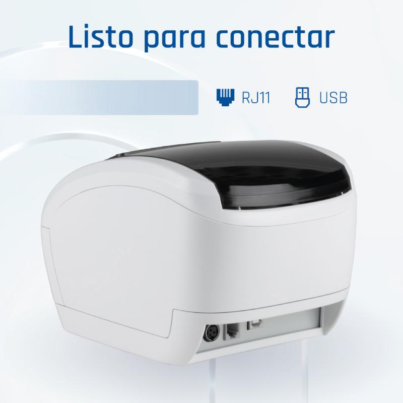 iggual Impresora térmica TP EASY 80W USB+RJ11 blan - Imagem de Detalhe 2