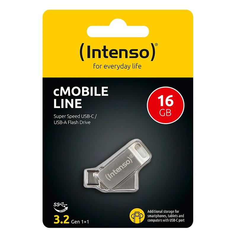8Intenso Pen Drive USB cMobile USB 3.0 + TypeC 128GB - Imagem de Detalhe 1