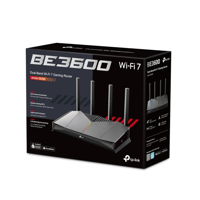 TP-Link Archer GE230 Roteador Gaming WiFi 7 2x2.5mGb - Imagem de Detalhe 3