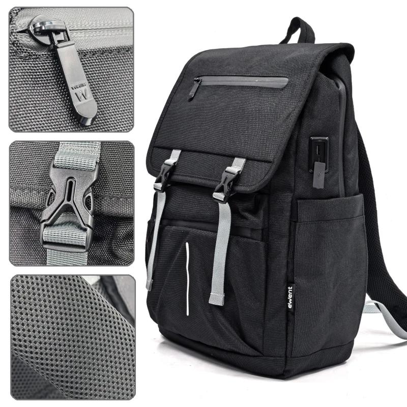 EWENT EW2537 Mochila 16.1" Vintage - Imagem de Detalhe 2