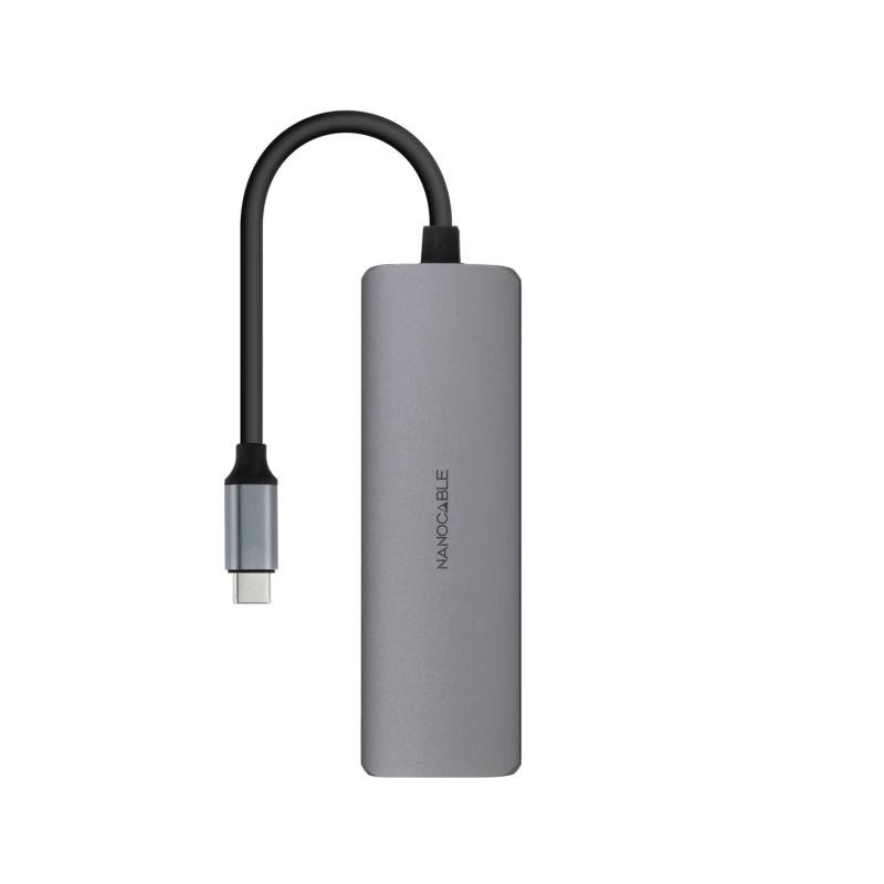 Nanocable Hub USB-C 3xUSB-A+HDMI+USB-C PD - Imagem de Detalhe 1
