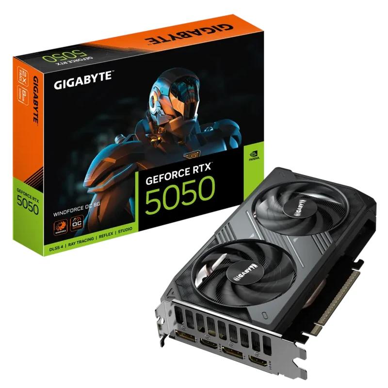 Gigabyte VGA NVIDIA RTX 5050 WINDFORCE OC 8G DDR6 - Imagem de Detalhe 3