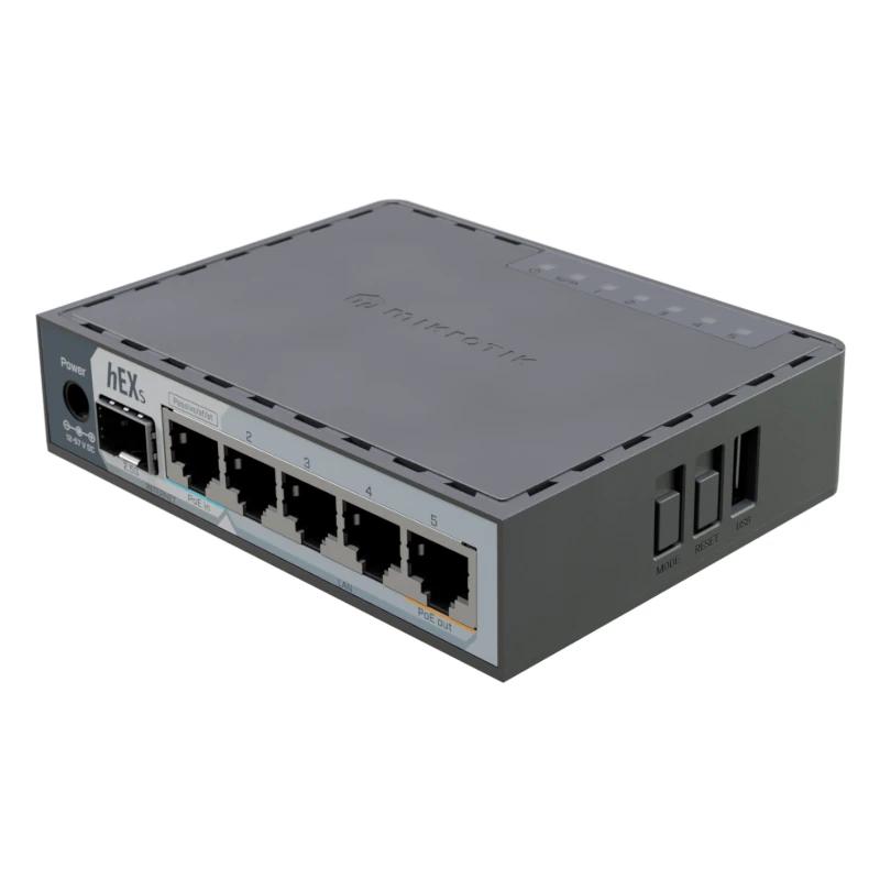 Mikrotik E60iUGS hEX Router 5xGbE PoE-I/O 1x2.5SFP - Imagem de Detalhe 1