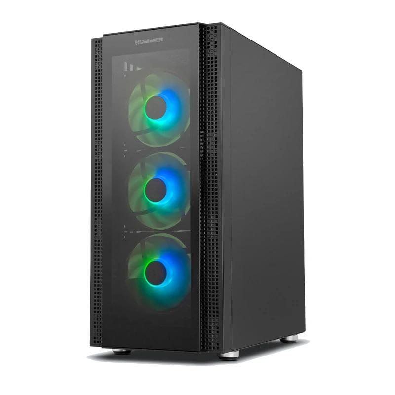 NOX Semitorre HUMMER AERO Hyperflow ARGB Preto - Imagem de Detalhe 1