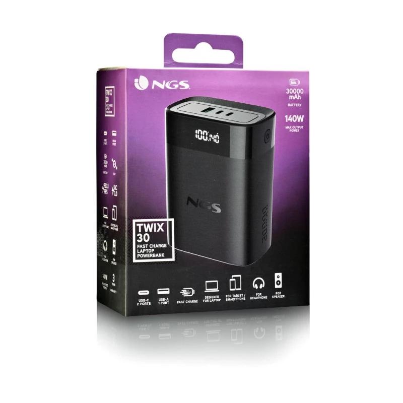 NGS BATERIA EXTERNA PORTÁTIL CARGA RÁPIDA 140W - Imagem de Detalhe 3