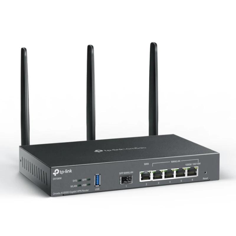 TP-Link ER706W Roteador WiFi6 Omada AX3000 Duplo Banda - Imagem de Detalhe 1