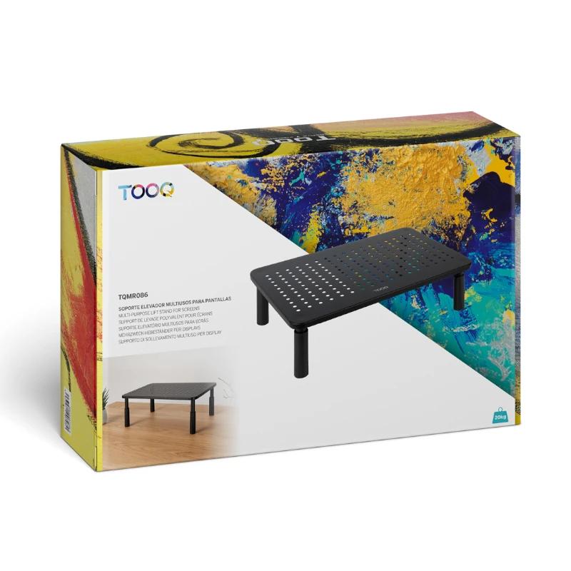 Tooq TQMR086 Suporte elevador para monitores Preto - Imagem de Detalhe 1