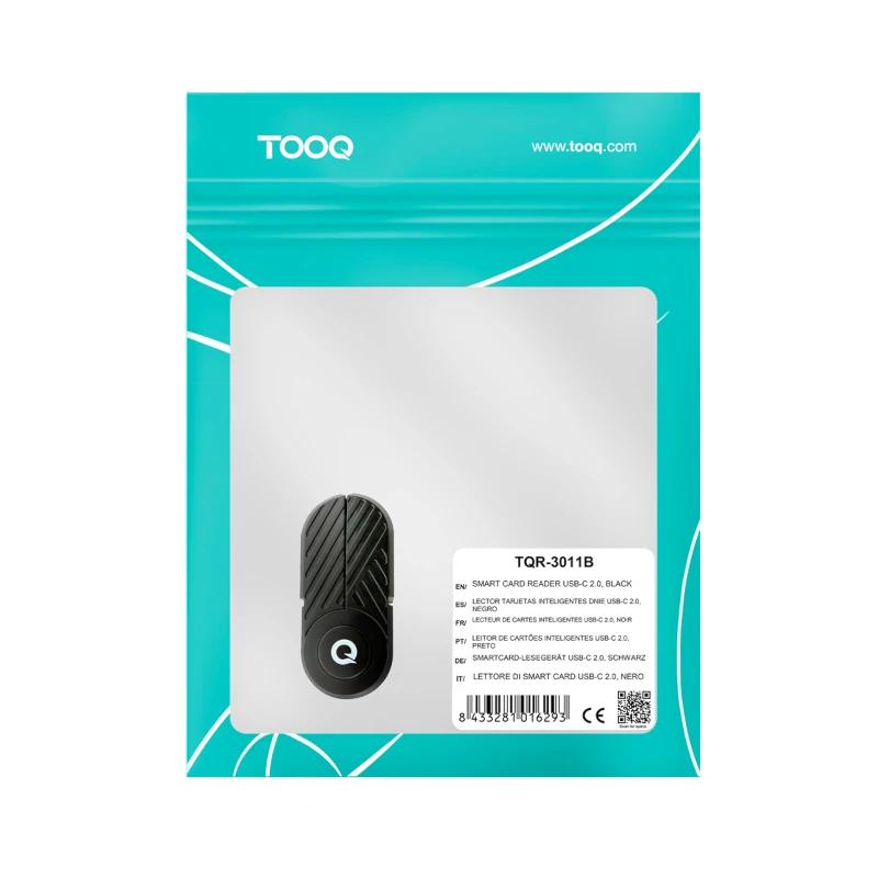 Tooq TQR-3011B Leitor DNIe USB-C 2.0 Preto - Imagem de Detalhe 1