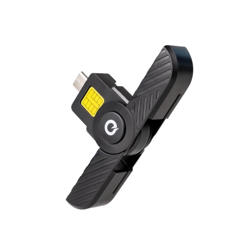 Tooq TQR-3011B Leitor DNIe USB-C 2.0 Preto - Imagem de Detalhe 2