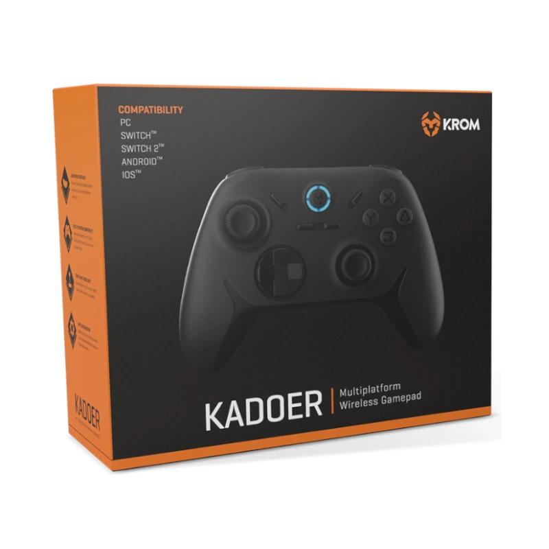 KROM Gamepad KADOER Wireless Multiplataf 5.0 Negro - Imagem de Detalhe 3