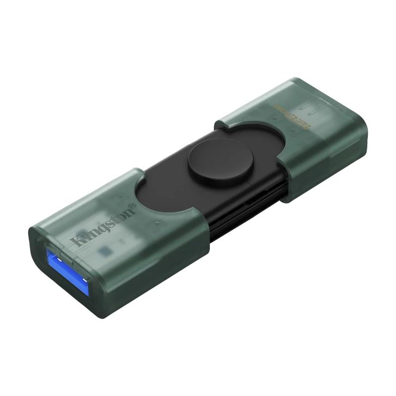 Kingston DataTraveler 128GB USB 3.2 Gen1 Duo Negro - Imagem de Detalhe 2