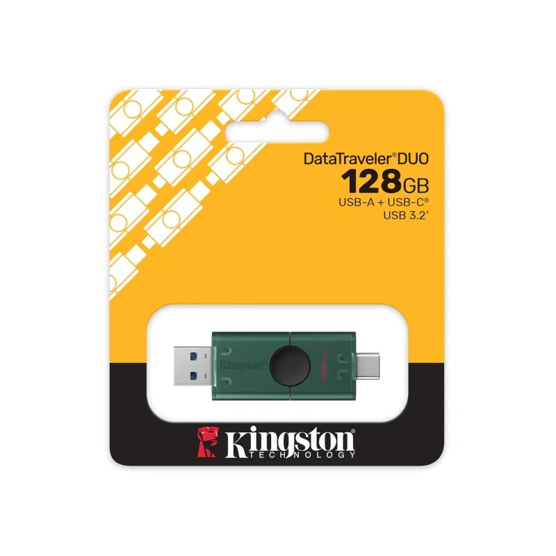Kingston DataTraveler 128GB USB 3.2 Gen1 Duo Negro - Imagem de Detalhe 3