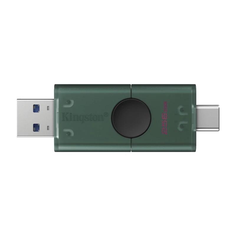 Kingston DataTraveler 256GB USB 3.2 Gen1 DuoG2 - Imagem de Detalhe 1