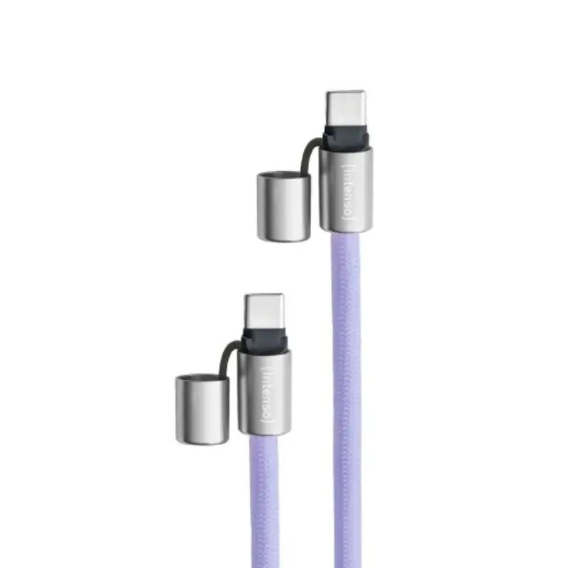 Intenso Lanyard Cable USB-C > C 1,65 m Lila - Imagem de Detalhe 1