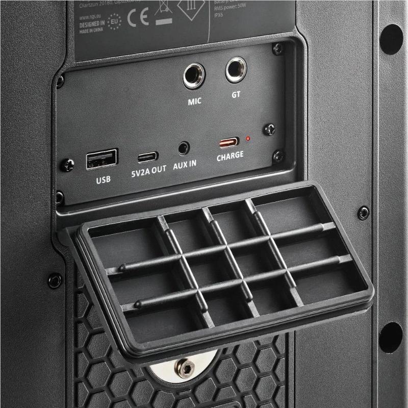 NGS Altavoz Wildbash 300W Bateria recargable IPX6 - Imagem de Detalhe 2