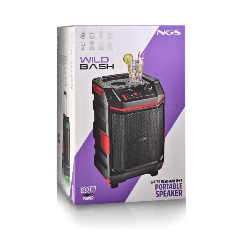 NGS Altavoz Wildbash 300W Bateria recargable IPX6 - Imagem de Detalhe 3